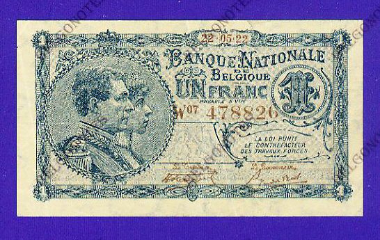 1 Franc Type Nat. reeks 1922*Lot 1902618826