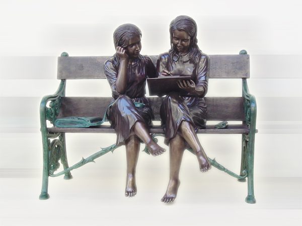 bronzen tuinbeelden