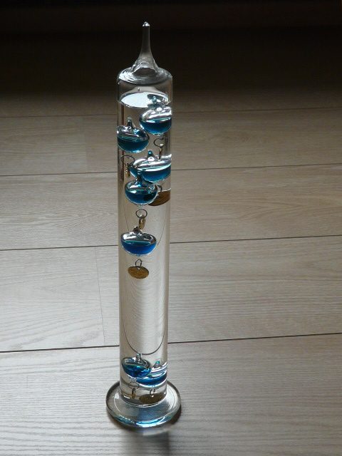 Termodeter in glas dikoratie 24