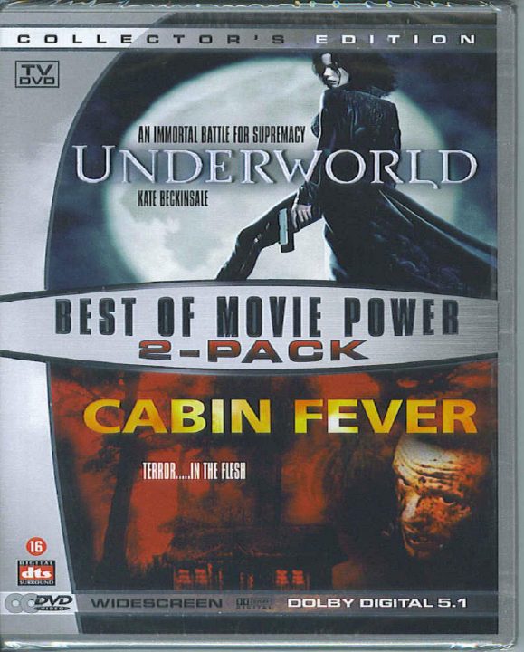 DVD - Underworld & Cabin Fever - DTS -NIEUW 