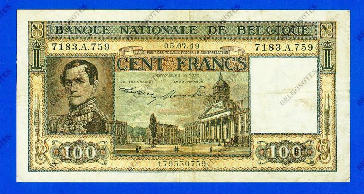 100 Francs Type Dynastie*1949*Lot 1902610759