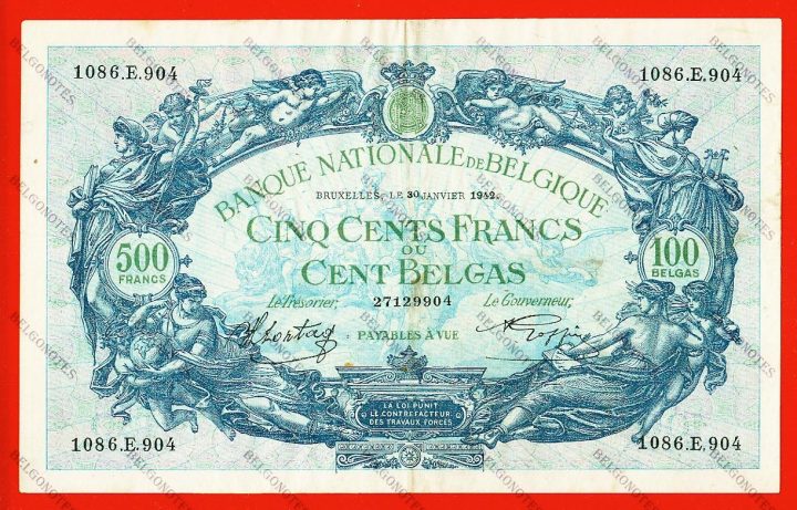 500 Francs Type '1887' 1942 * Lot 1902619904