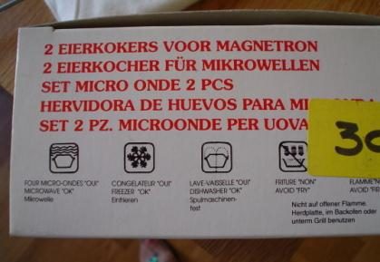2 eierkokers voor microgolfoven nr2