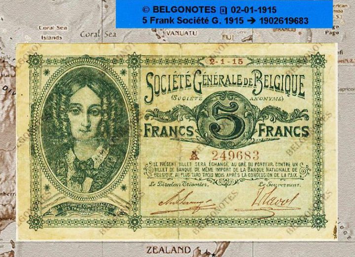 5 Francs Société Générale 02-01-1915*Lot 1902619683