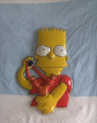 kamerdecoratie bart simpson