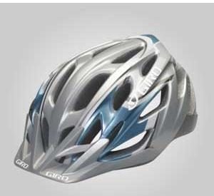 giro rift helm zilver ijsblauw