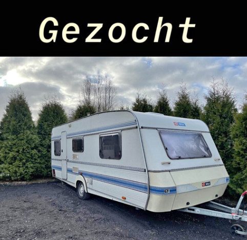 Wij zoeken  Caravans van 3.50 mtr. t/m 5.00 mtr. 
