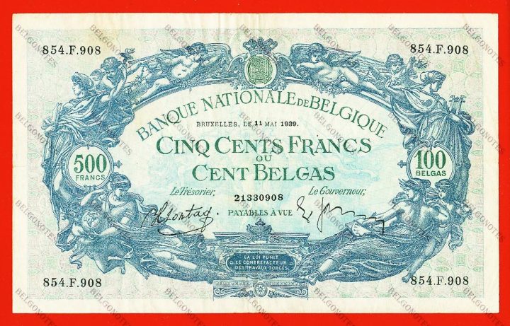 500 Francs Type '1887' 1939 * Lot 1902610908