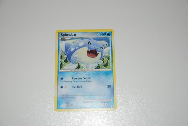 pokemon kaart spheal lv 18