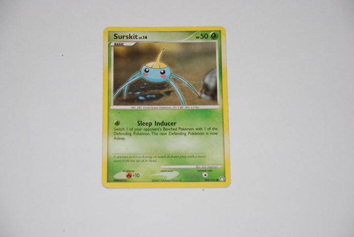 pokemon kaart surskit lv14