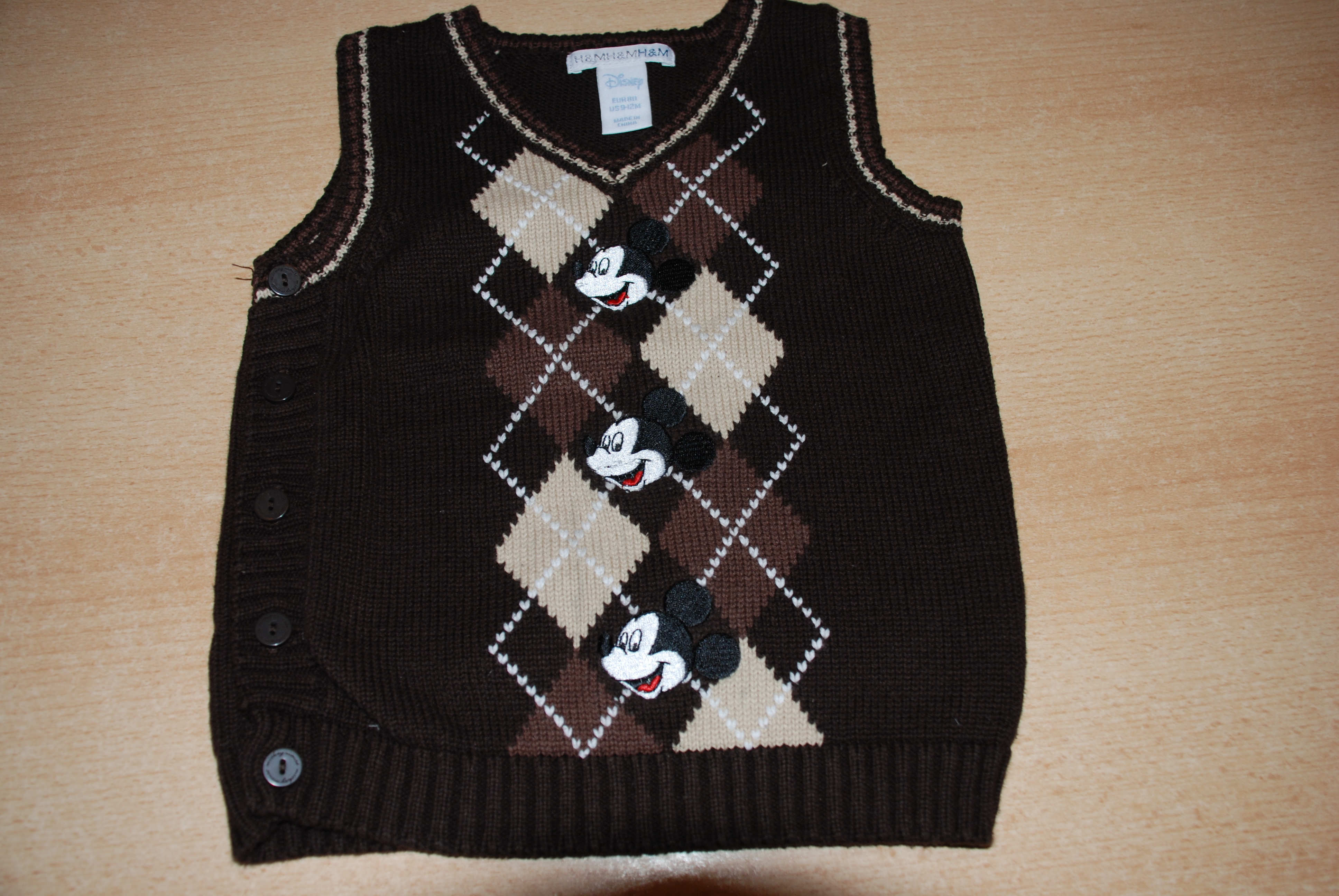 Debardeur MICKEY MOUSE (74-80 of 9-12 maanden)