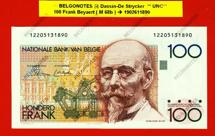 100 Frank Type Beyaert **UNC** Dassin-De Strycker * Lot 1902611890