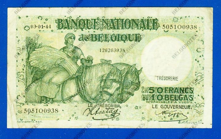 50 Francs Type Anto carte 03-01-1944*.Lot 1902610938