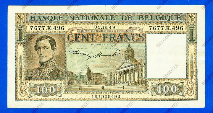 100 Francs Type Dynastie*1949*Lot 1902619496