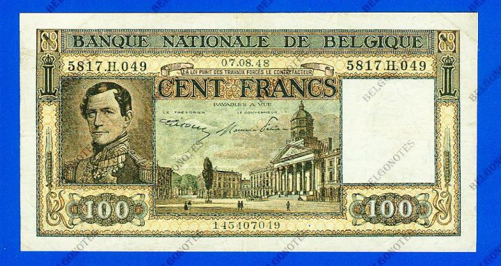 100 Francs Type Dynastie*1948*Lot 1902617049