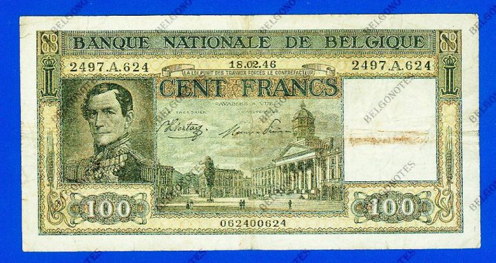 100 Francs Type Dynastie*1946*Lot 1902610624