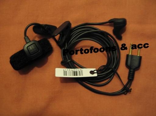 Nieuw!! In ear oortje voor ICOM Motorola Cobra Vertex Yeasu 