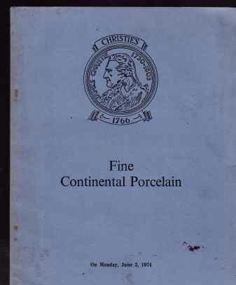 Fine Continental Porcelain, 1974,