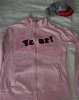 Roze gilet voor 12-14 jaar (staat xl in, kindermaat)