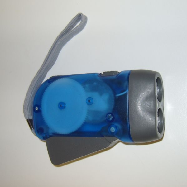 Dynamo lamp Knijpkat blauw