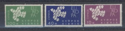 Grieks cyprus nrs:189/91 postfris