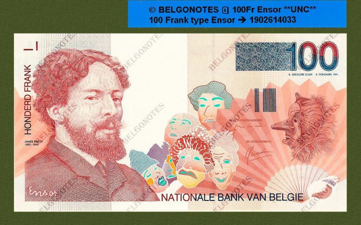 100 Francs Type Ensor**UNC**Lot 1902614033