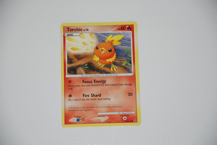 pokemon kaart torchic lv 12
