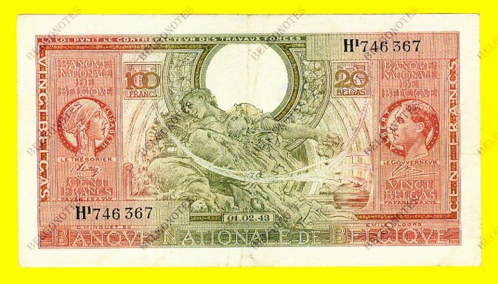 100 Francs Type Londen*01-02-1943*Lot 1902616367