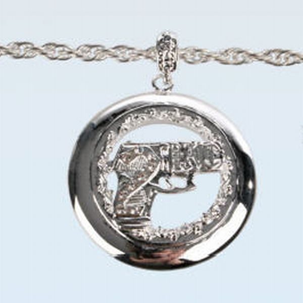 Bling Bling Halsketting Pistool