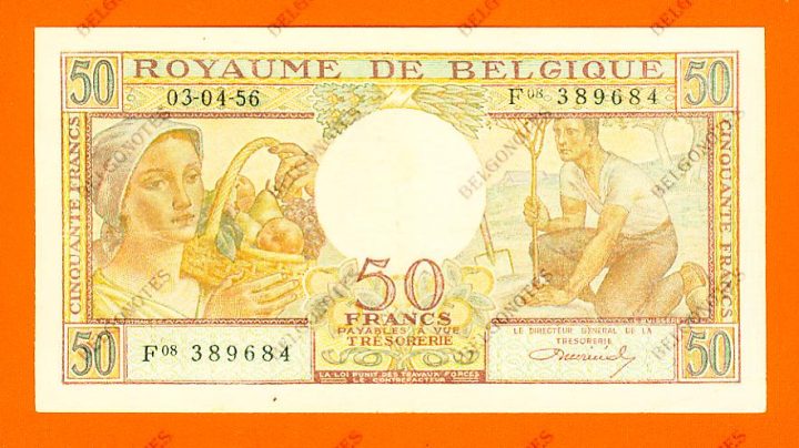 50 Francs Type Buisseret 03-04-1956* Lot 1902619684