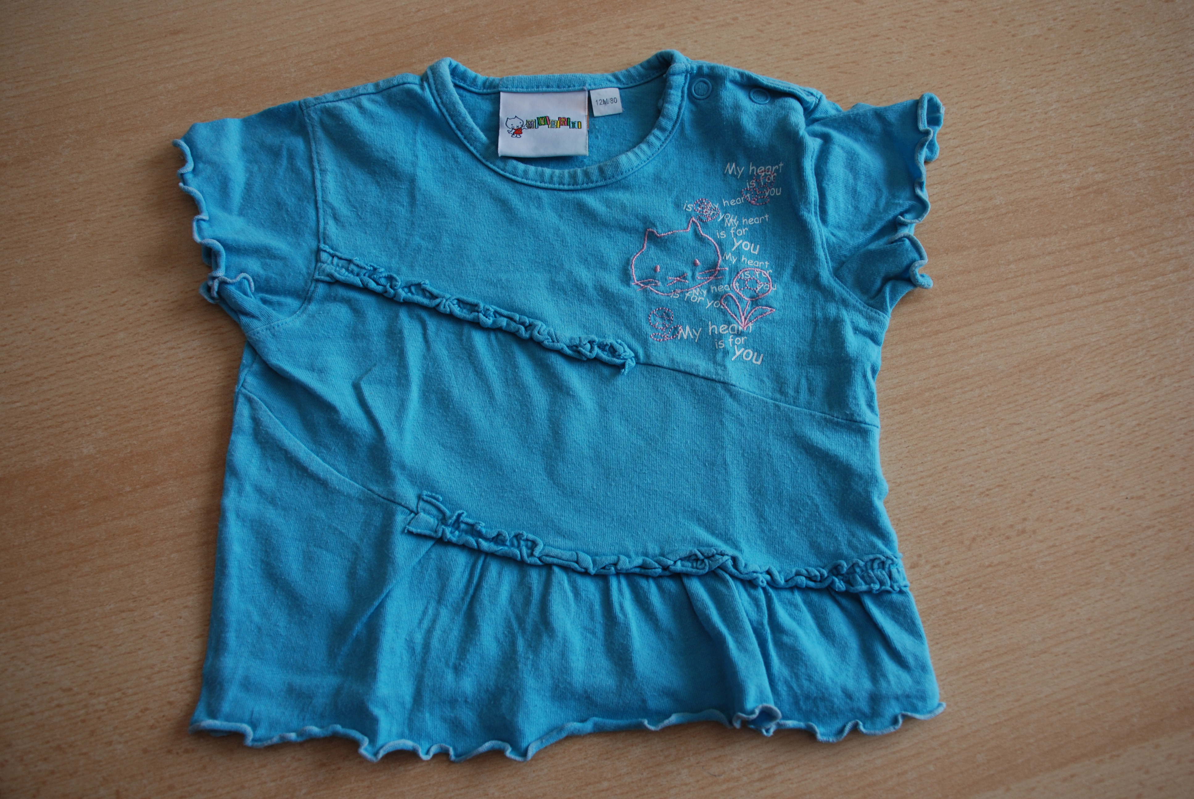 T-shirt MUSTI (80 of 1 jaar)