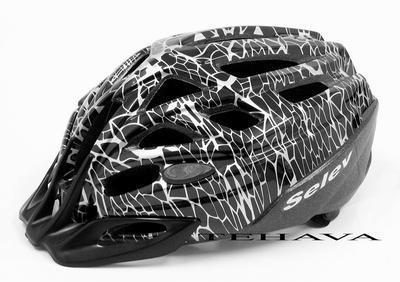 selev helm zenith zwart/zilver maat m