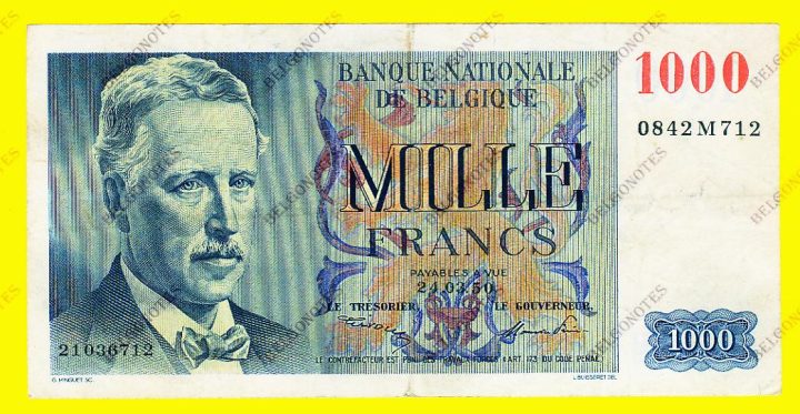 1000 Francs Type  Eeuwfeest 1950 * Lot 1902616712