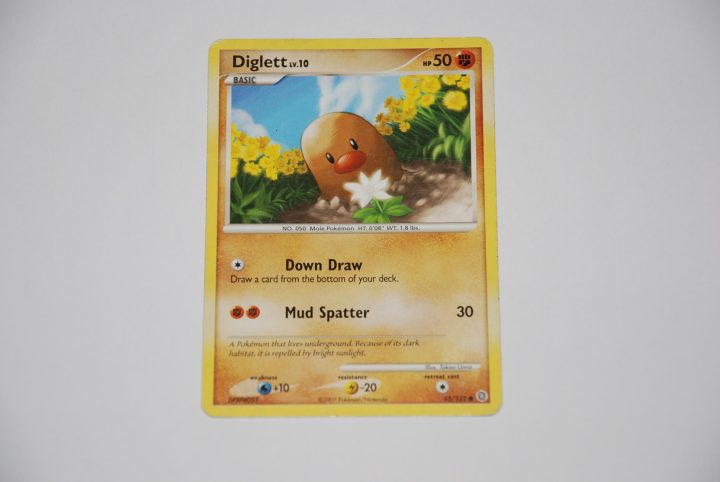 pokemon kaart diglett lv10