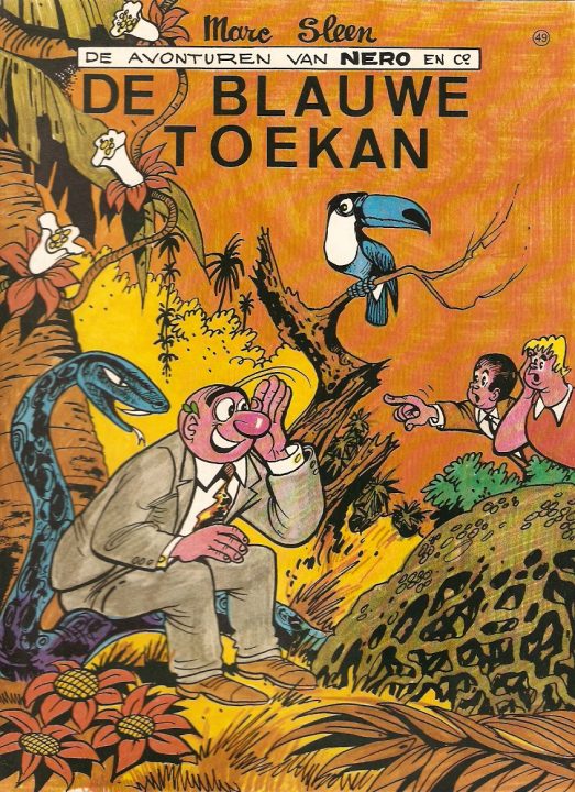 Oude nerostrip 49 De blauwe toekan
