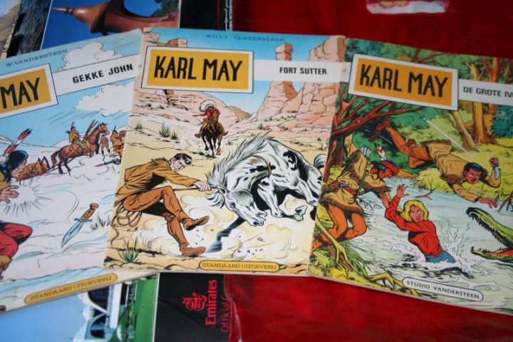 Strips uit de reeks Karl May