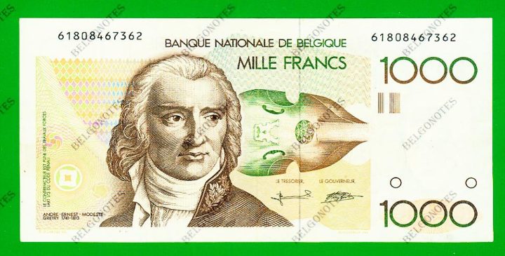 1000 Francs Type  Gretry  * Lot 1902617362