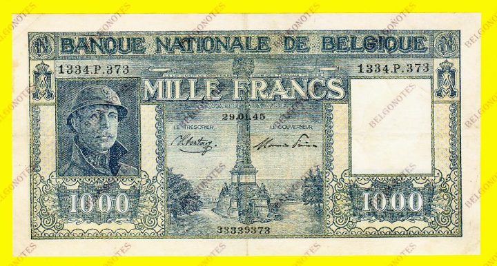 1000 Francs Type  Dynastie 1945 * Lot 1902619373