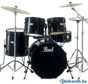 Pearl Forum FZ Black/5piece+hardware