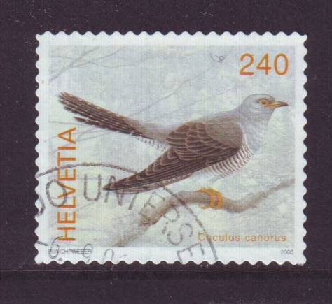 Postzegels Zwitserland gest. jaar 2006/7 