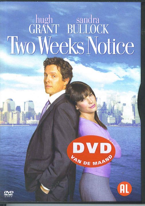 DVD - Two Weeks Notice - Bullock & Grant 