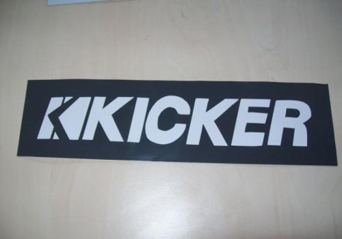 Nieuwe GROTE sticker KICKER "TOP!"