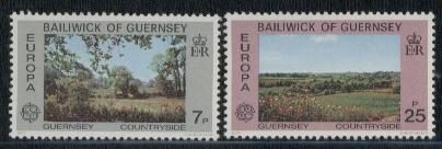 Geurnsey yvertnrs: 142/43  postfris