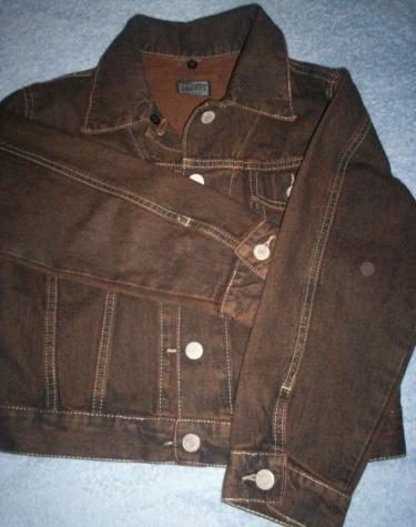 Jeans vestje maat 128 merk Groggy junior.