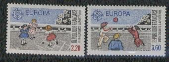 Frankrijk nrs:2584/85 postfris