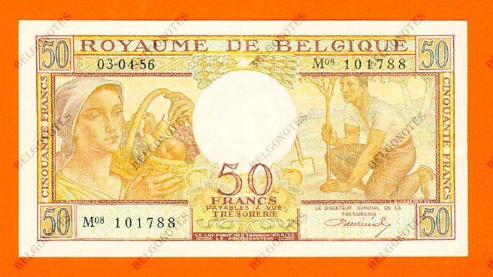 50 Francs Type Buisseret 03-04-1956* Lot 1902611788