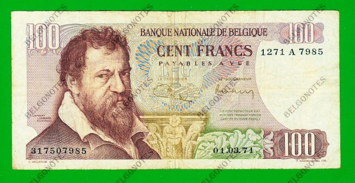 100 Francs Type Lombard 1971 * Lot 1902617985