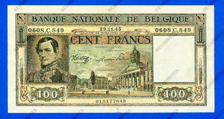 100 Francs Type Dynastie*1945*Lot 1902617849