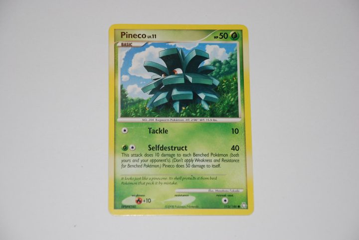 pokemon kaart pineco lv11