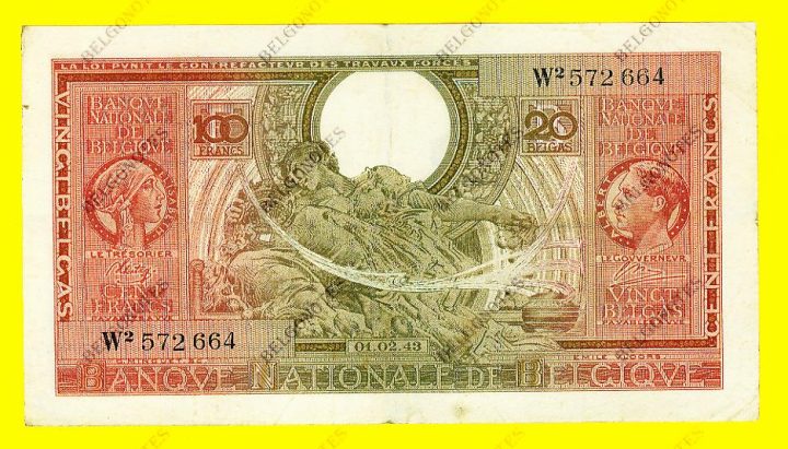 100 Francs Type Londen*01-02-1943*Lot 1902612664